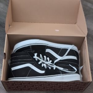 Vans Black and White Men's Shoes